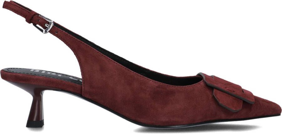 BIBI LOU Slingbacks Dames 635z30vk Maat: 40 Materiaal: Suède Kleur: Rood