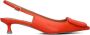 BIBI LOU Slingbacks Dames 641z10vk Maat: 38 Materiaal: Leer Kleur: Rood - Thumbnail 4