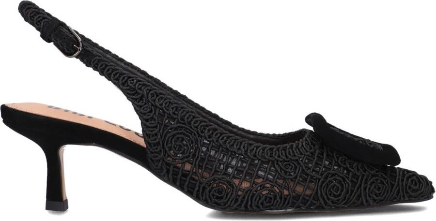 BIBI LOU Slingbacks Dames 652z61vk Maat: 38 Materiaal: Textiel Kleur: Zwart