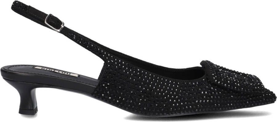 BIBI LOU Slingbacks Dames 692z00vk Maat: 37 Materiaal: Suède Kleur: Zwart - Foto 2