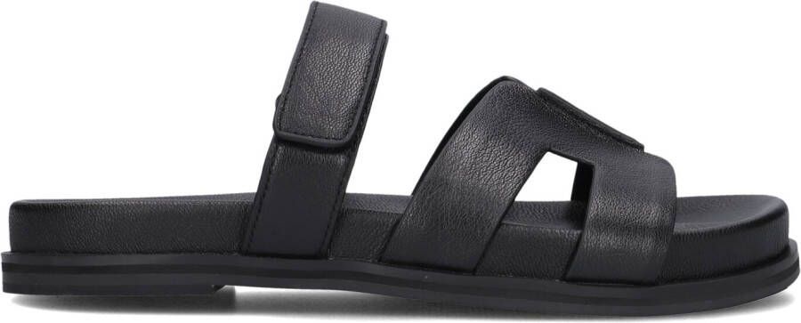 BIBI LOU Slippers Dames 525z40 Maat: 39 Materiaal: Leer Kleur: Zwart