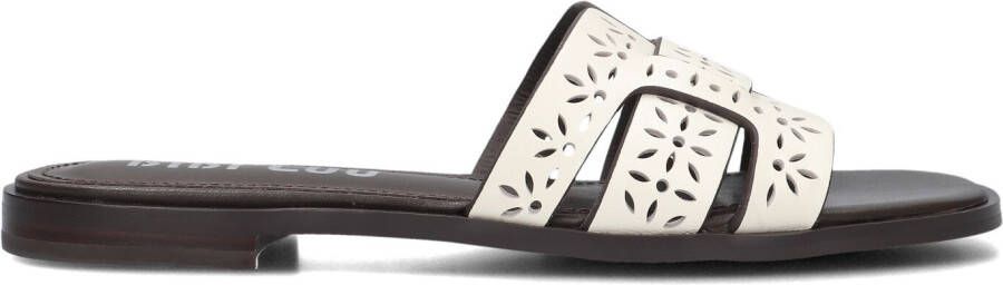 BIBI LOU Slippers Dames 758z28vk Maat: 38 Materiaal: Leer Kleur: Wit