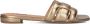 BIBI LOU Slippers Dames 760z10vk Maat: 42 Materiaal: Leer Kleur: Goud - Thumbnail 4