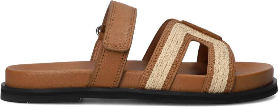 BIBI LOU Slippers Dames 527z32vk Maat: 38 Materiaal: Leer Kleur: Cognac