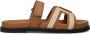 BIBI LOU Teenslippers Dames 527z32vk Maat: 42 Materiaal: Raffia Kleur: Cognac - Thumbnail 4