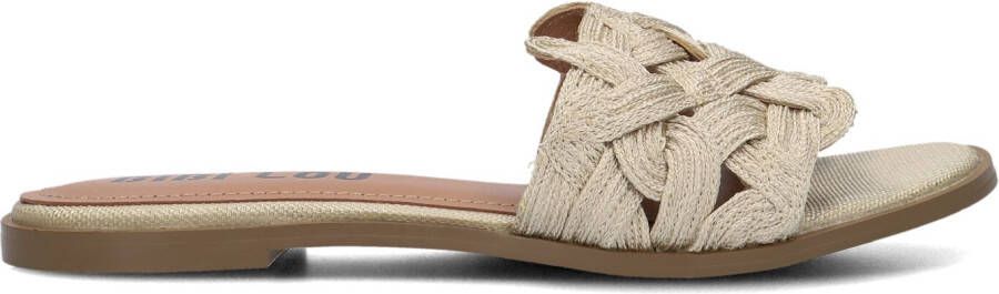 BIBI LOU Slippers Dames 868z94hg Maat: 42 Materiaal: Raffia Kleur: Beige - Foto 4