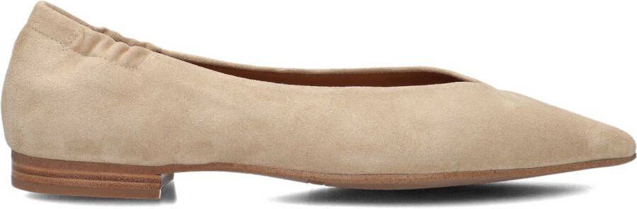 BILLI BI Ballerina Dames A8024 Maat: 39 Materiaal: Suède Kleur: Beige