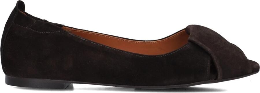 BILLI BI Ballerina Dames A9410 Maat: 41 Materiaal: Suède Kleur: Bruin
