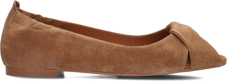 BILLI BI Ballerina Dames A9410 Maat: 37 Materiaal: Suède Kleur: Camel
