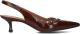 BILLI BI Slingbacks Dames A9414 Lakleer Bruin - Bruin