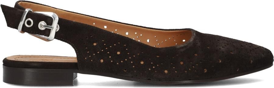 BILLI BI Slingbacks Dames A9414 Maat: 40 Materiaal: Suède Kleur: Bruin