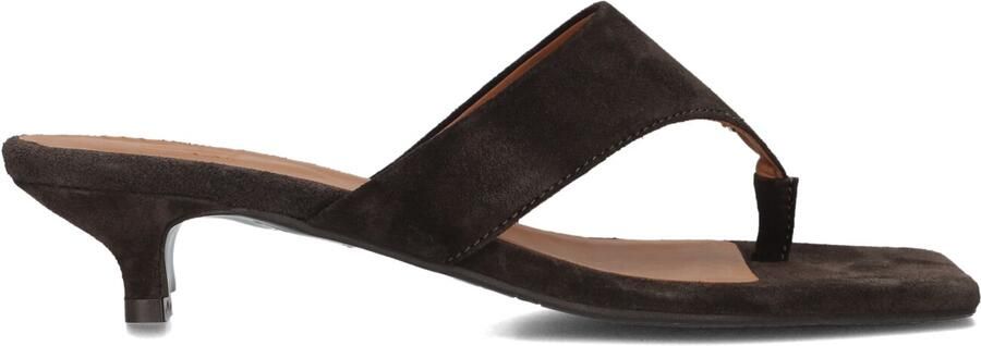 BILLI BI Teenslippers Dames A9627 Maat: 37 Materiaal: Suède Kleur: Bruin