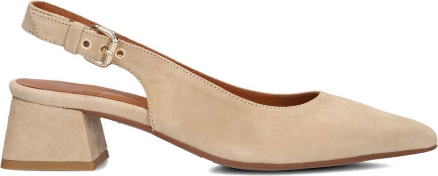 BILLI BI Slingbacks Dames A8320 Maat: 37 Materiaal: Suède Kleur: Beige