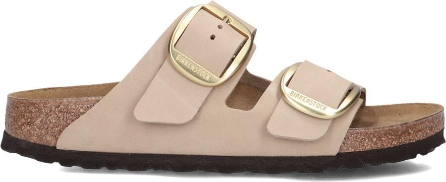 BIRKENSTOCK Slippers Dames Arizona Big Buckle Maat: 39 Materiaal: Nubuck Kleur: Beige - Foto 17