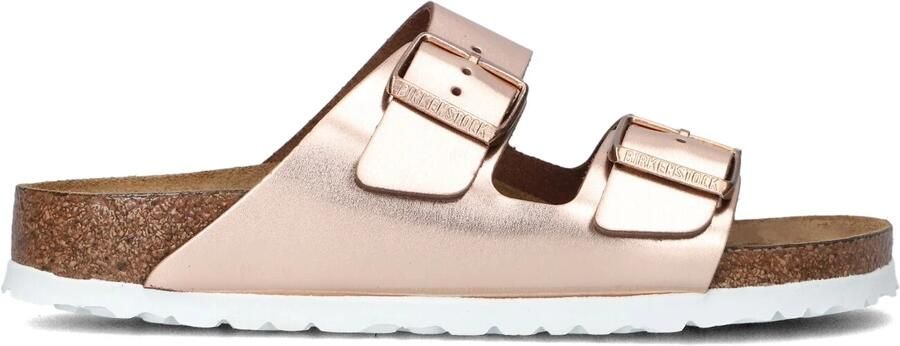 Birkenstock Arizona natuurleer metallic copper zacht voetbed regular sandalen dames (952091) - Foto 7