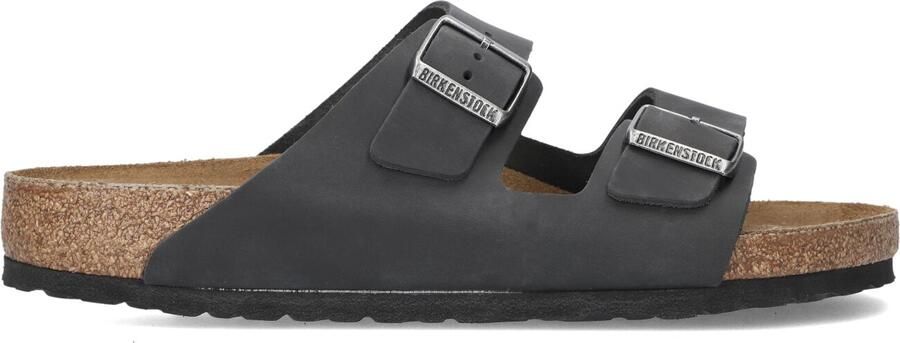 BIRKENSTOCK Slippers Heren Arizona Led Maat: 40 Materiaal: Leer Kleur: Zwart - Foto 3