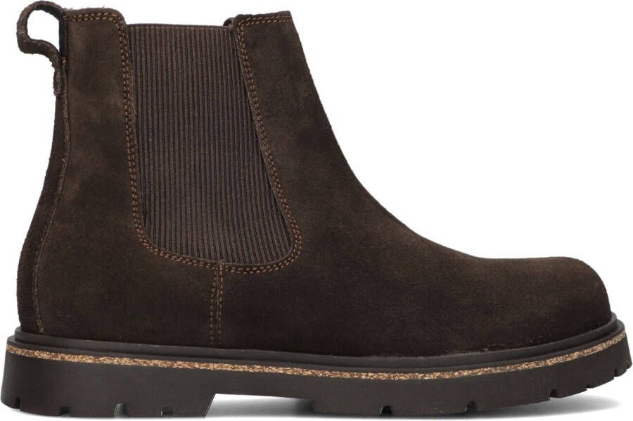 BIRKENSTOCK Chelsea Boots Heren Highwood Slip On Men Maat: 43 Materiaal: Suède Kleur: Bruin