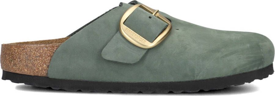 BIRKENSTOCK Instappers Dames Sue Maat: 41 Materiaal: Nubuck Kleur: Groen
