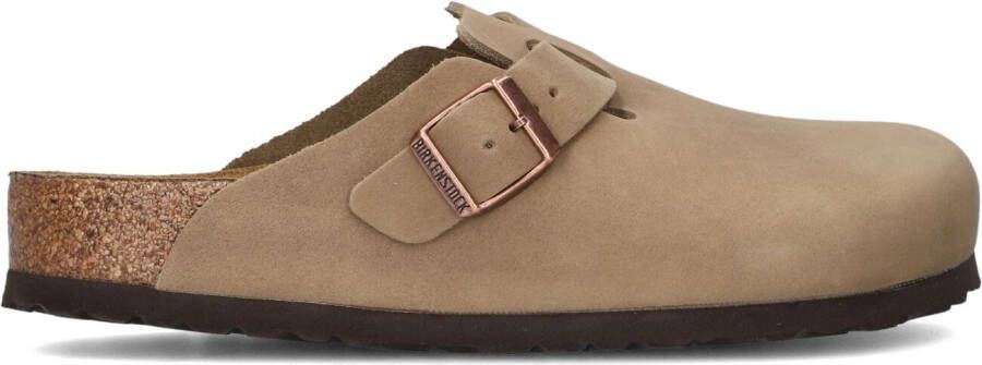 BIRKENSTOCK Instappers Dames Boston Oiled Led Maat: 42 Materiaal: Nubuck Kleur: Beige - Foto 3