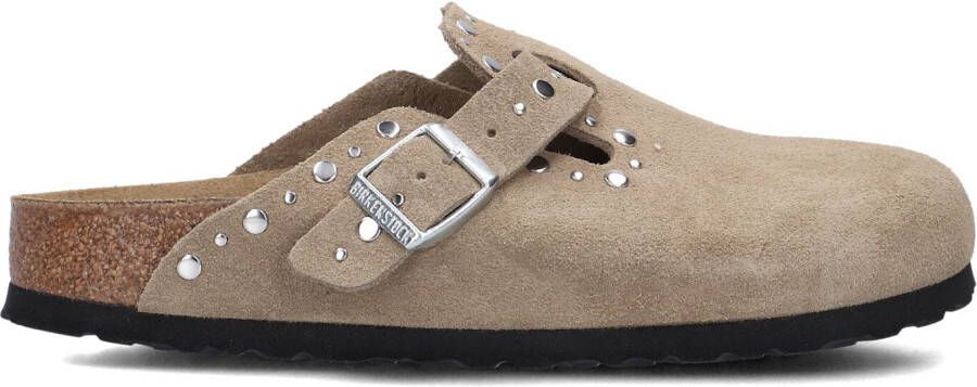 BIRKENSTOCK Instappers Dames Boston Rivet Maat: 41 Materiaal: Suède Kleur: Taupe - Foto 6