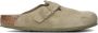 BIRKENSTOCK Instappers Dames Boston Sue Maat: 41 Materiaal: Suède Kleur: Groen - Thumbnail 3