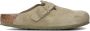 BIRKENSTOCK Instappers Dames Boston Sue Maat: 41 Materiaal: Suède Kleur: Groen - Thumbnail 3