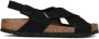 Birkenstock Comfortabele Sandaal met Verstelbare Banden Black Dames - Thumbnail 4