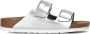 BIRKENSTOCK Slippers Dames Arizona Met Shine Maat: 36 Materiaal: Leer Kleur: Zilver - Thumbnail 3