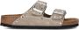 BIRKENSTOCK Teenslippers Dames Arizona Rivet Border Maat: 39 Materiaal: Suède Kleur: Beige - Thumbnail 3