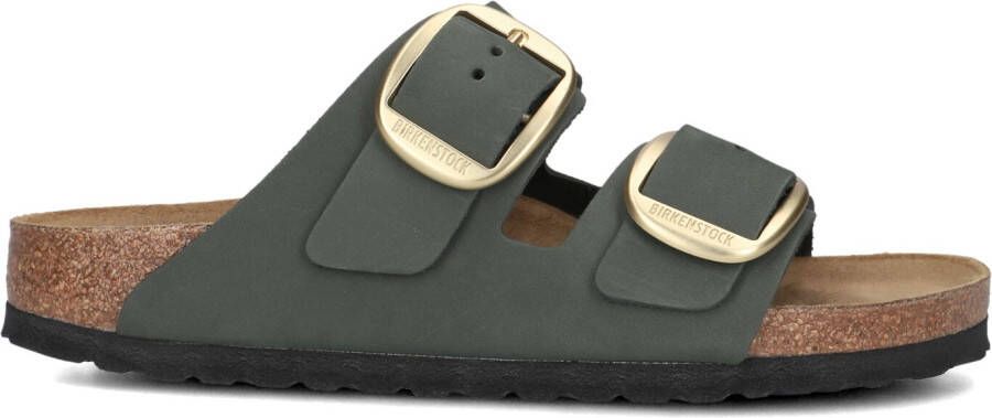 BIRKENSTOCK Slippers Dames Arizona Rivet Maat: 37 Materiaal: Nubuck Kleur: Groen