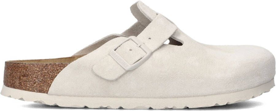 BIRKENSTOCK Instappers Dames Boston Maat: 39 Materiaal: Suède Kleur: Beige - Foto 7