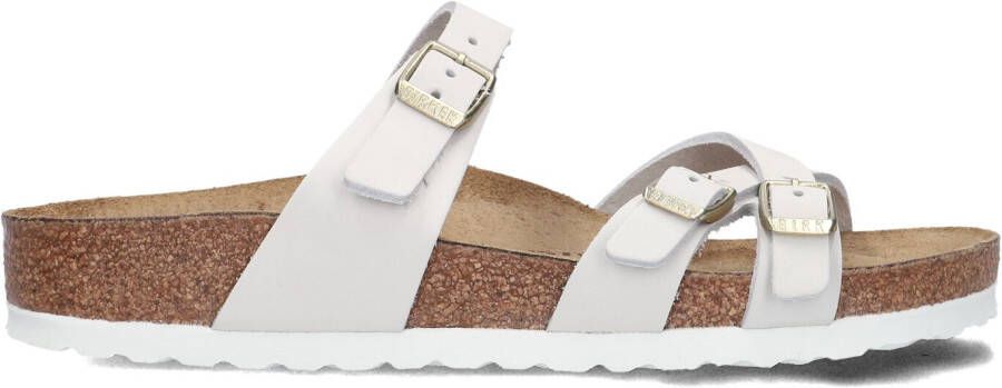 BIRKENSTOCK Slippers Dames Franca Maat: 42 Materiaal: Nubuck Kleur: Wit