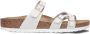 BIRKENSTOCK Slippers Dames Franca Maat: 42 Materiaal: Nubuck Kleur: Wit - Thumbnail 3