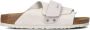 BIRKENSTOCK Slippers Dames Kyoto Dames Maat: 38 Materiaal: Suède Kleur: Wit - Thumbnail 5