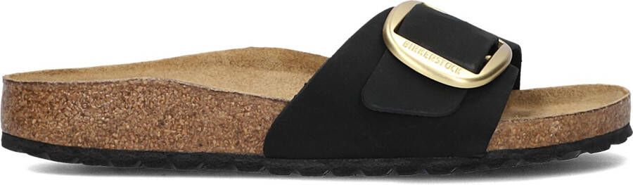 BIRKENSTOCK Slippers Dames Madrid Big Buckle Maat: 39 Materiaal: Nubuck Kleur: Zwart - Foto 16