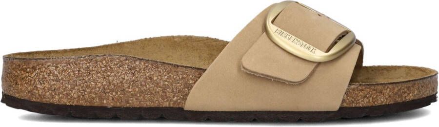 BIRKENSTOCK Slippers Dames Madrid Big Buckle Dames Maat: 42 Materiaal: Suède Kleur: Zand - Foto 7