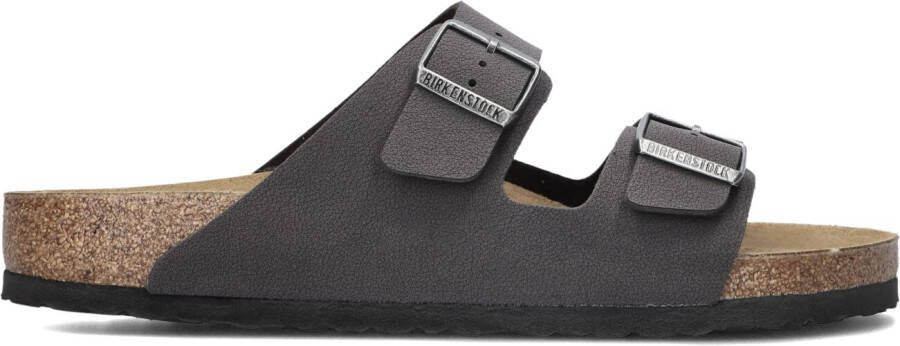 BIRKENSTOCK Teenslippers Heren Arizona Heren Maat: 46 Materiaal: Leer Kleur: Grijs