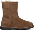 BIRKENSTOCK Vachtlaarzen Dames Uppsala Zip Shearling Suède Bruin - Bruin