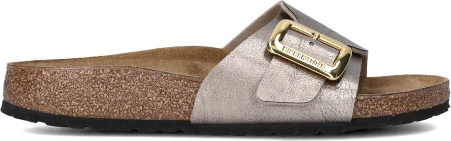 BIRKENSTOCK Slippers Dames Catalina Cushion Buckle Maat: 40 Materiaal: Leatherlook Kleur: Goud