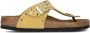 BIRKENSTOCK Teenslippers Dames Gizeh Rivet Border Maat: 43 Materiaal: Suède Kleur: Geel - Thumbnail 2