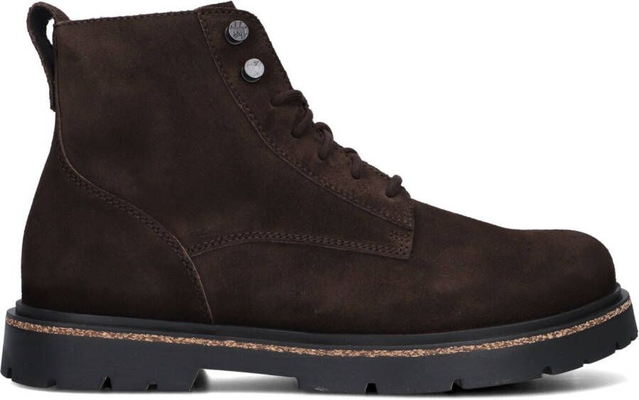 BIRKENSTOCK Veterboots Heren Highwood Lace Mid M Maat: 44 Materiaal: Suède Kleur: Bruin