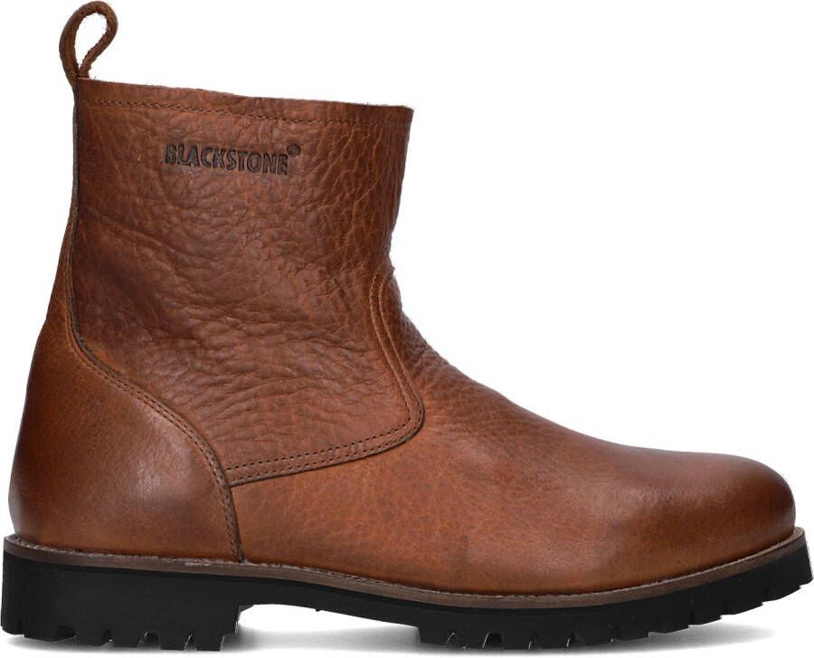 BLACKSTONE Enkelboots Heren Om63 Maat: 45 Materiaal: Leer Kleur: Bruin - Foto 4