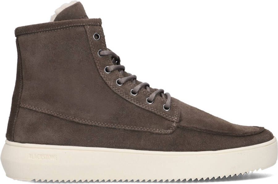 BLACKSTONE Hoge Sneakers Heren Ag103 Maat: 41 Materiaal: Suède Kleur: Bruin - Foto 3