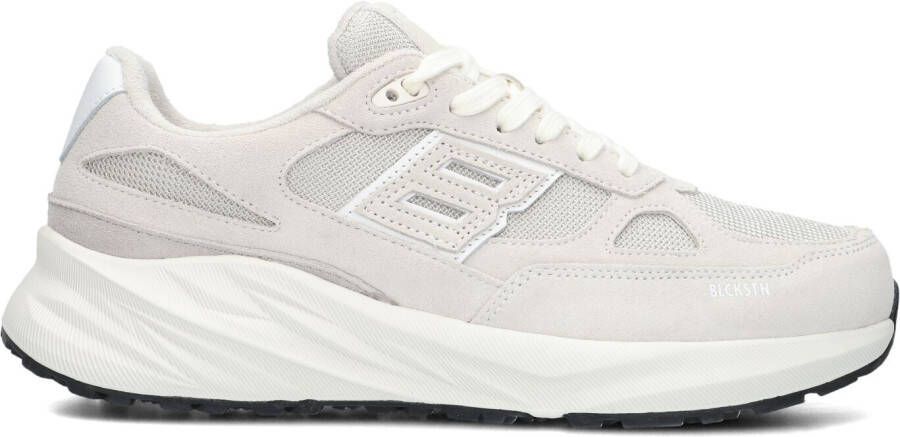 BLACKSTONE Lage Sneakers Heren Flint Moss Maat: 46 Materiaal: Suède Kleur: Wit