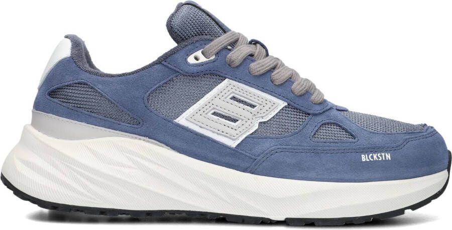 BLACKSTONE Lage Sneakers Heren Flint Moss Maat: 44 Materiaal: Suède Kleur: Blauw