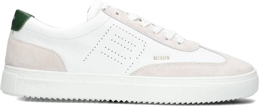 BLACKSTONE Lage Sneakers Heren Slate Harper Perf Maat: 41 Materiaal: Suède Kleur: Wit - Foto 5