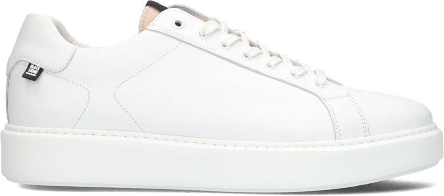 BLACKSTONE Lage Sneakers Heren Xg10 Leer Blauw wit gestreept - Foto 6