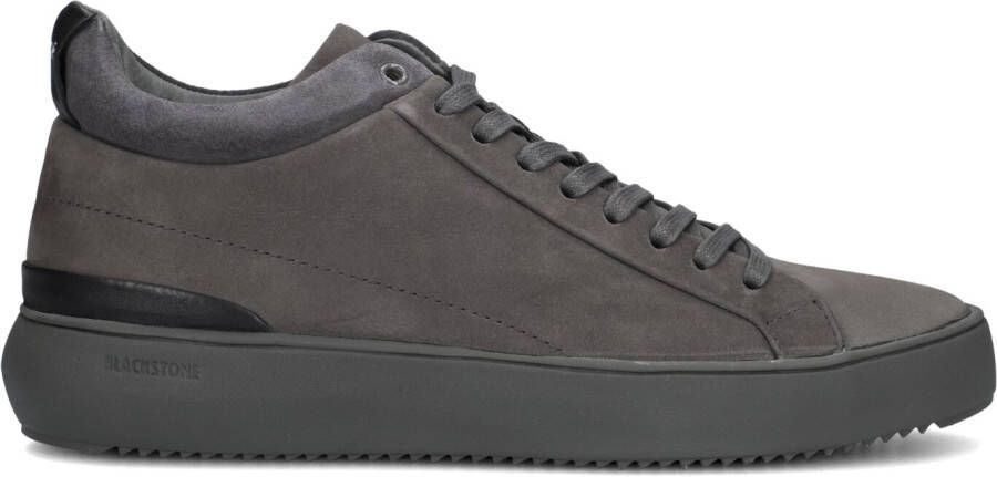 BLACKSTONE Lage Sneakers Heren Yg23 Maat: 41 Materiaal: Nubuck Kleur: Grijs