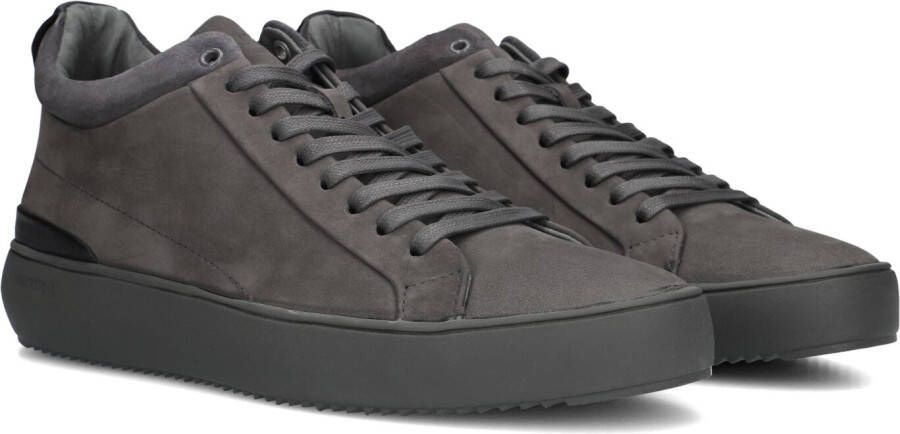 BLACKSTONE Lage Sneakers Heren Yg23 Maat: 41 Materiaal: Nubuck Kleur: Grijs