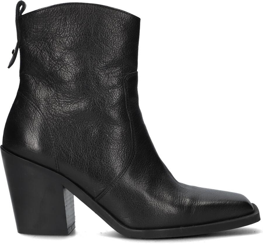 BLASZ Enkellaarsjes Dames 14 Maat: 36 Materiaal: Leer Kleur: Zwart - Foto 3